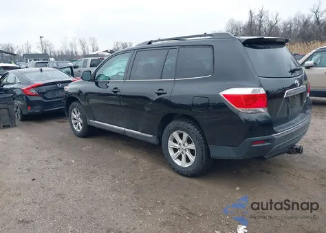 2013 Toyota Highlander Se V6 from USA, damaged, VIN 5TDBK3EH6DS261543